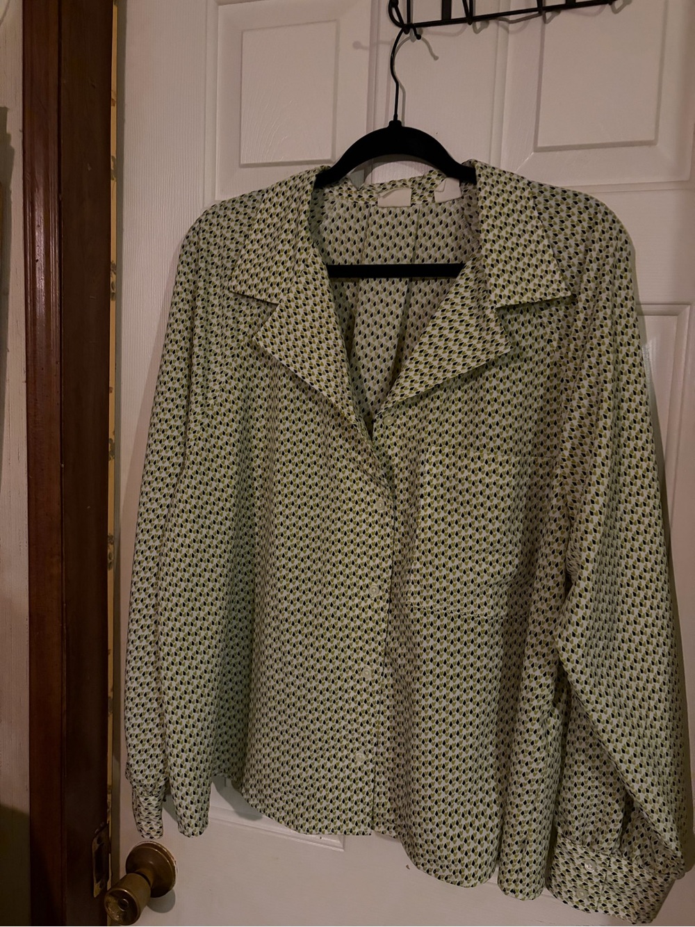 Levi's Light Green Printed Button-Down Shirt